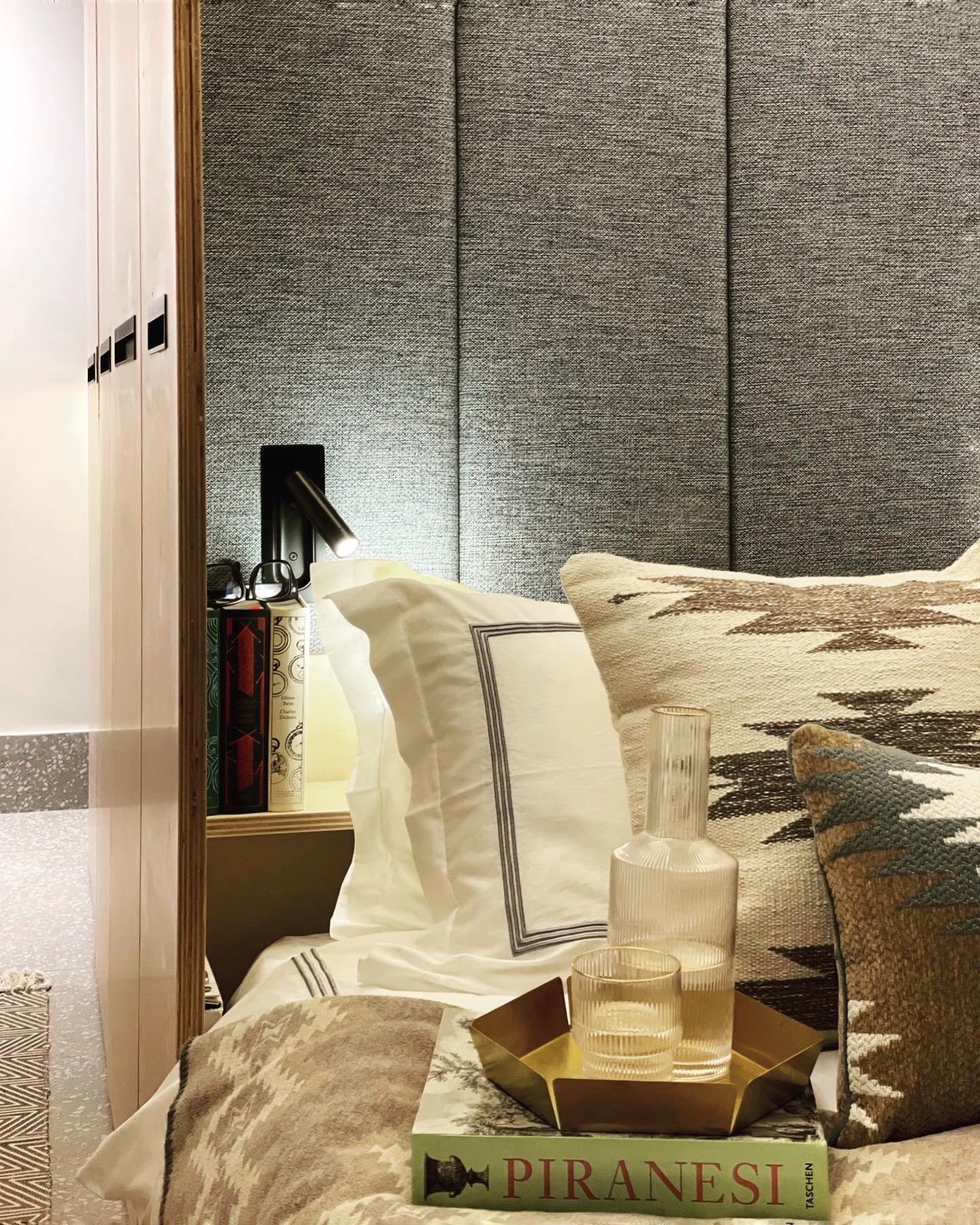 BNTO studio — bed closeup